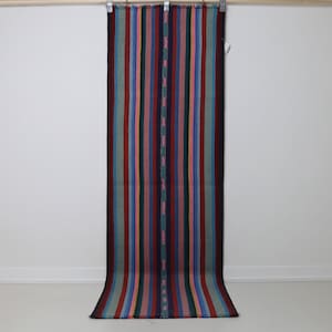 Vintage Turkish Kilim Runner 2'5 x 7'4 ft, Multicolor Striped Kilim Rug, Narrow Hallway Runner