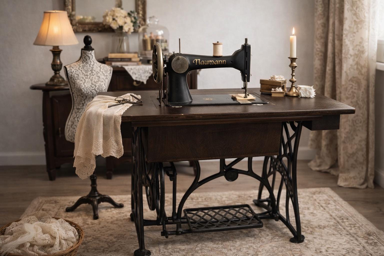 Antique sewing machine table - Etsy 日本