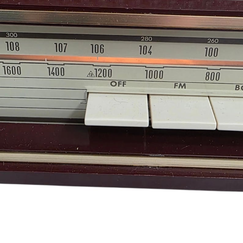 Grundig 98U Vintage Tube Radio FM AM Wood Mid Century Tested Working - Etsy