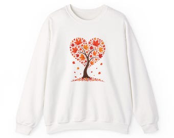 Autumn Heart Tree PNG Fall Apparel | Cozy Season Graphic Tee