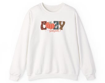 Cozy Season File for Sublimation | Fall Autumn Graphic T-Shirt Apparel