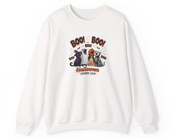 Halloween Sounds Louder PNG Shirt | Spooky Vibes Music Tee | Fall Concert Apparel