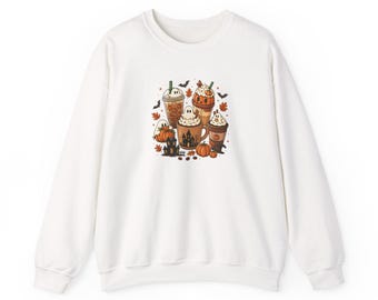 Halloween Coffee Ghost PNG | Spooky Coffee Lover Apparel | Cute Halloween Tee