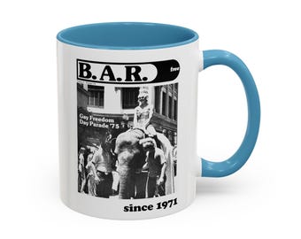B.A.R. Pride Parade Retro Photo Mug | Accent Coffee Mug