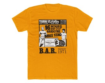 Vintage Gay Strip Club Ad T-Shirt | B.A.R. Since 1971