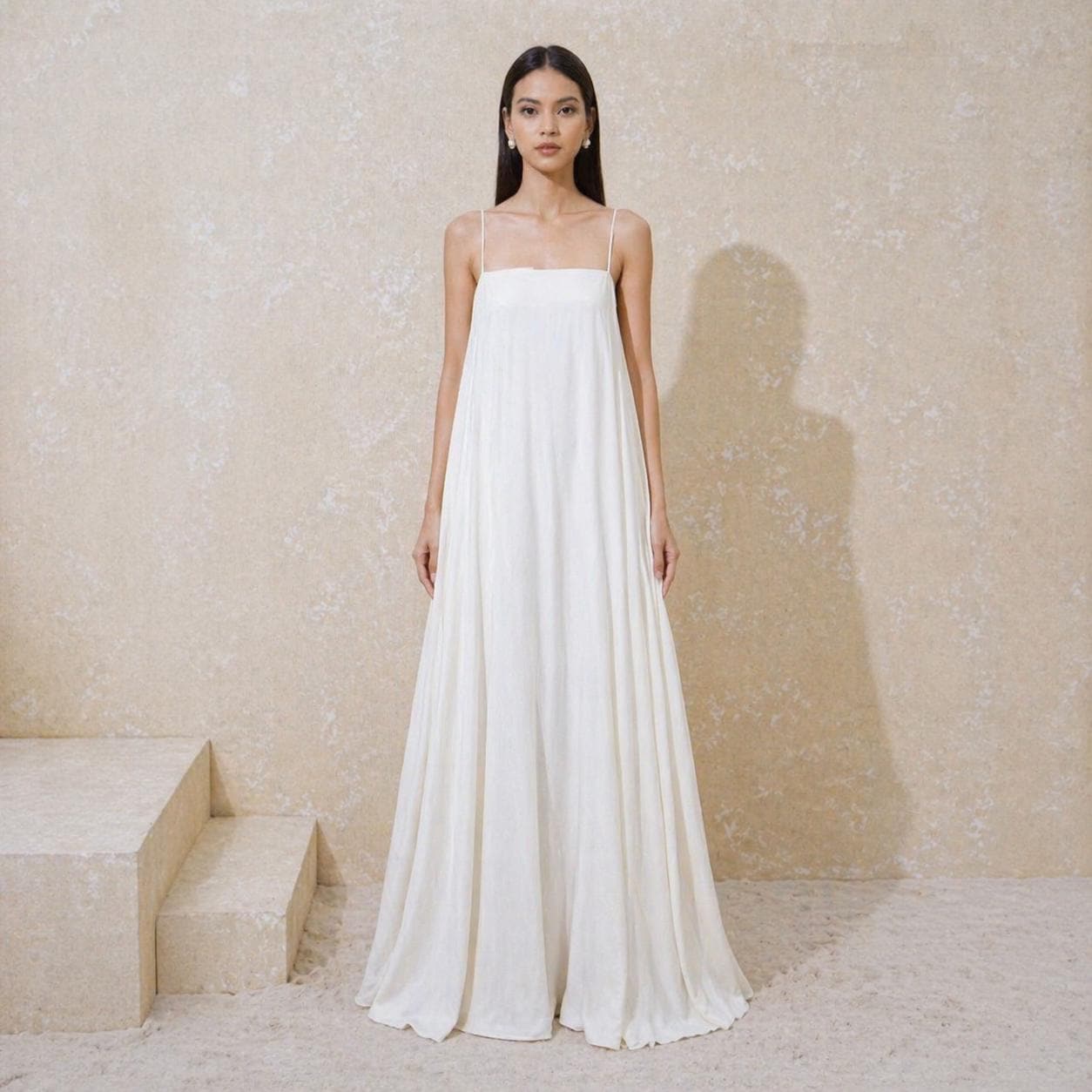 slim fit dress slacks Eve Boho Maternity Photoshoot Dress main image 1