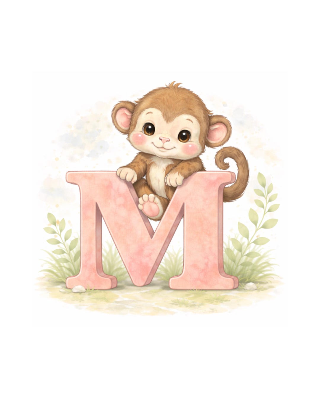 Animal Alphabet M-R Printable Set, Nursery Wall Art, Kids Learning ...