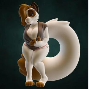 Hoja de referencia básica del lobo/zorro peludo (canino) 2