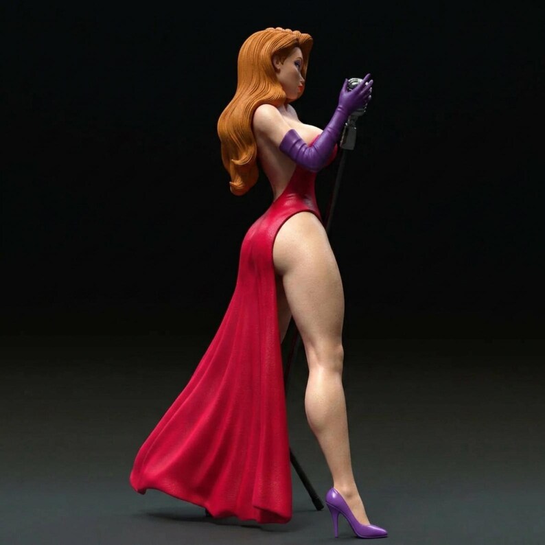 Jessica Rabbit Style Model STL File for 3D Printing - Etsy
