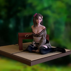 Tifa - Final Fantasy VII STL File | Game 3D Print Model