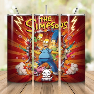 Diseño PNG de familia de dibujos animados para vasos de 20 oz, sublimación PNG para vasos delgados, diseño PNG de personajes animados divertidos para vasos, descarga digital.