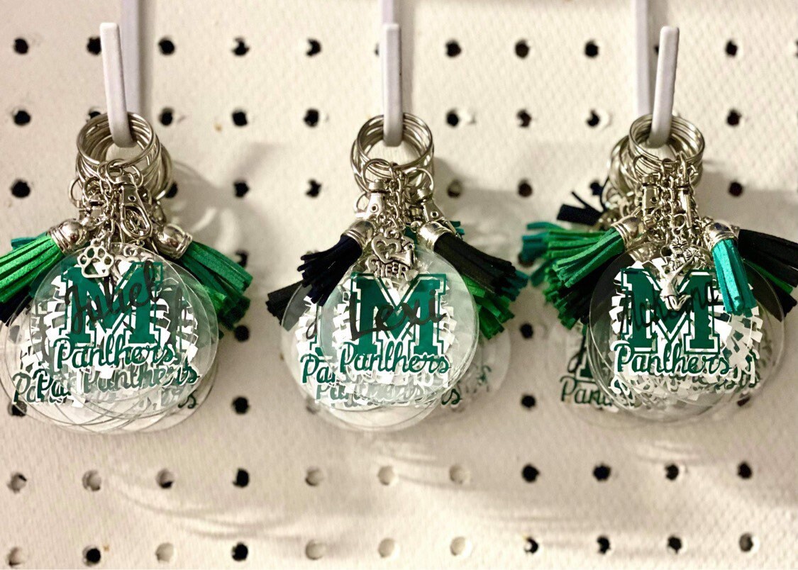 Personalized Cheer Keychain/Zipper Pull Personalized Cheer Etsy