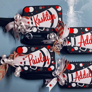 Cheer Squad Hairbrushes - Team Hairbrushes - Teen Girl Gifts - Cheer Hairbrush- School Spirit - Matching Hairbrushes