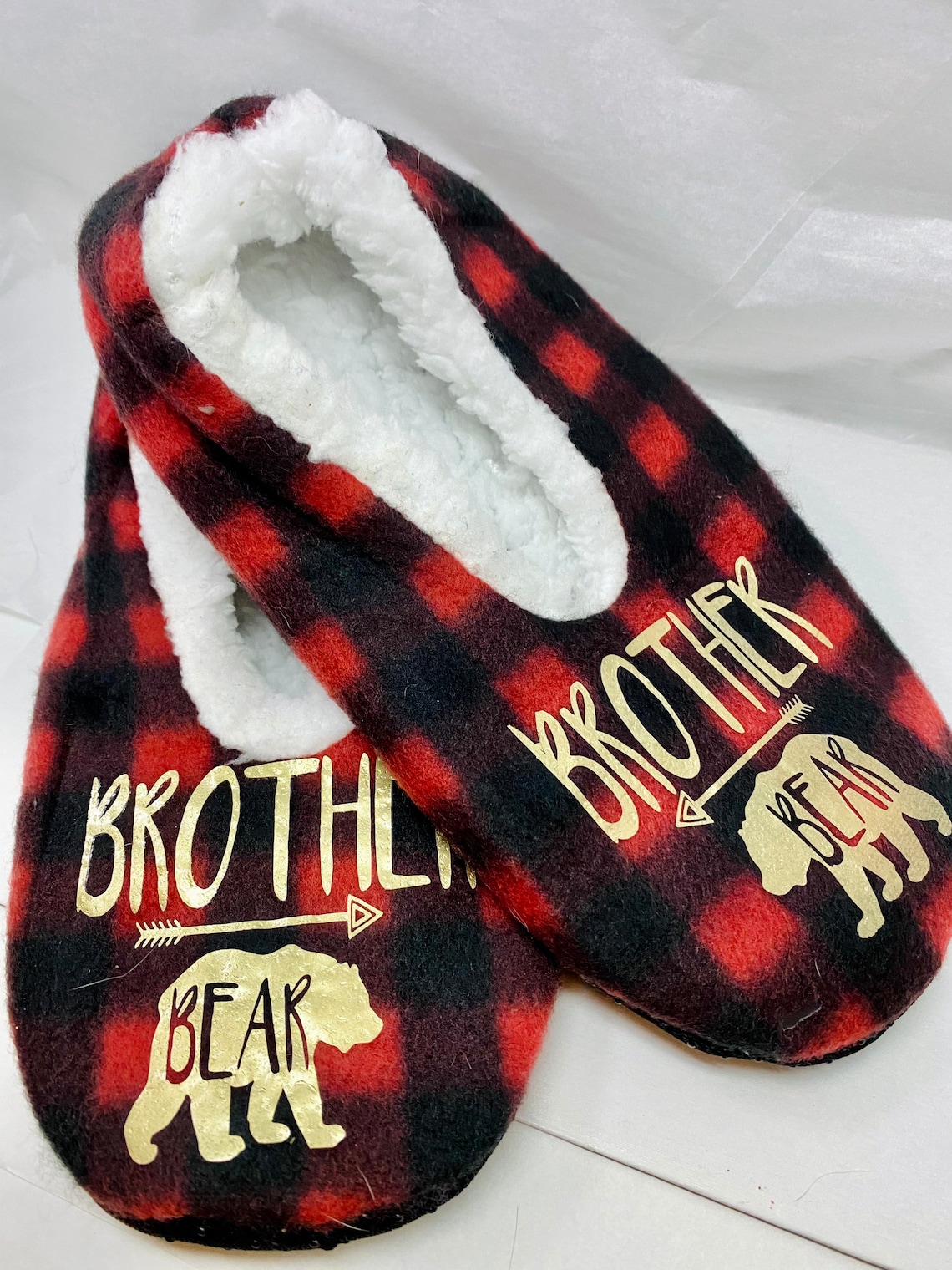 Family Slippers Matching Slippers Christmas Day Slippers Etsy