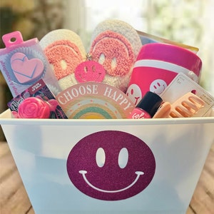 Smiley Face Gift Set Smiley Face Slippers Slippers Gift Basket Smiley ...