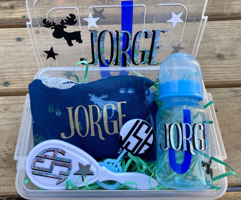 Personalized Baby Gift Box Newborn Gift Set Baby Mystery Etsy