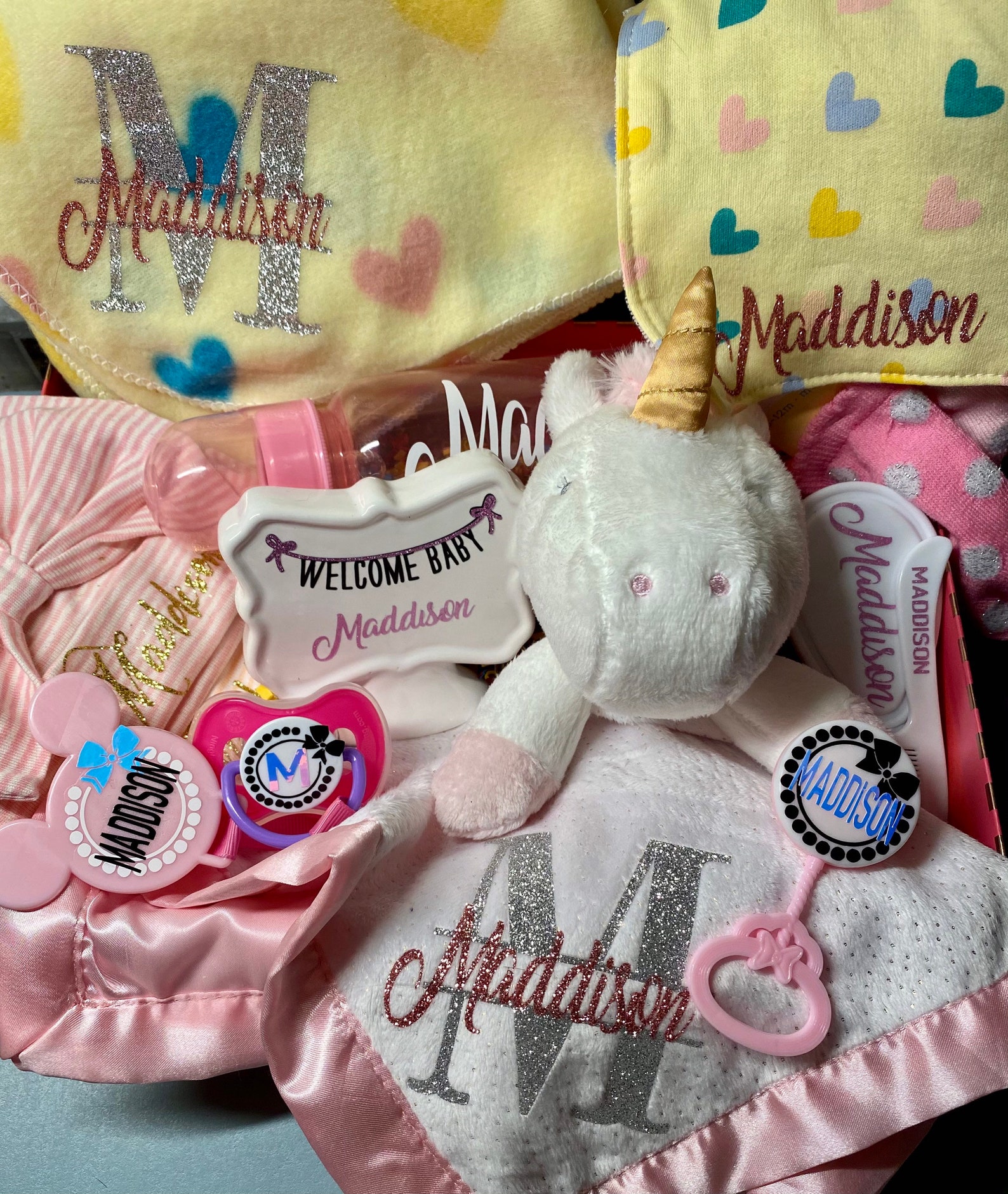 Personalized Baby Gift Box Newborn Gift Set Baby Mystery Etsy