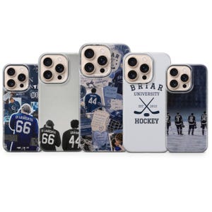 Off Campus Mobilskal Briar University Hockey för iPhone 17Pro, 16, 15, 14, 13, 12, Samsung S25, S24, S23Fe, S22, A17, A26, A56, Pixel 10, 9