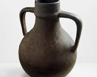 Jasba Keramik 831/20 Jug, West Germany Pottery, Brutalist Vase, Mid Century Modern Decor