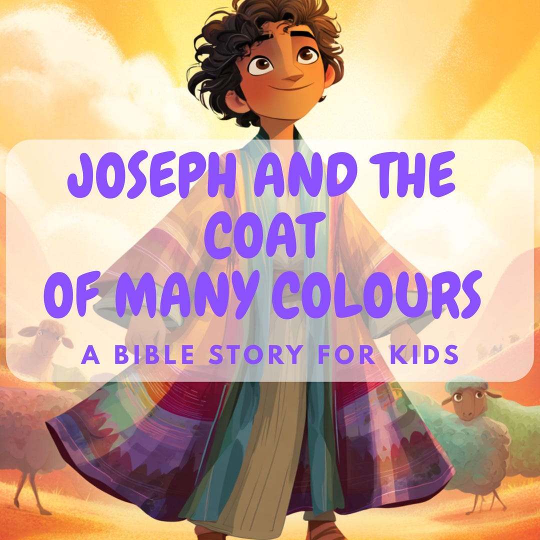 Joseph Coat of Many Colors Bible Story Book for Children (digital ...