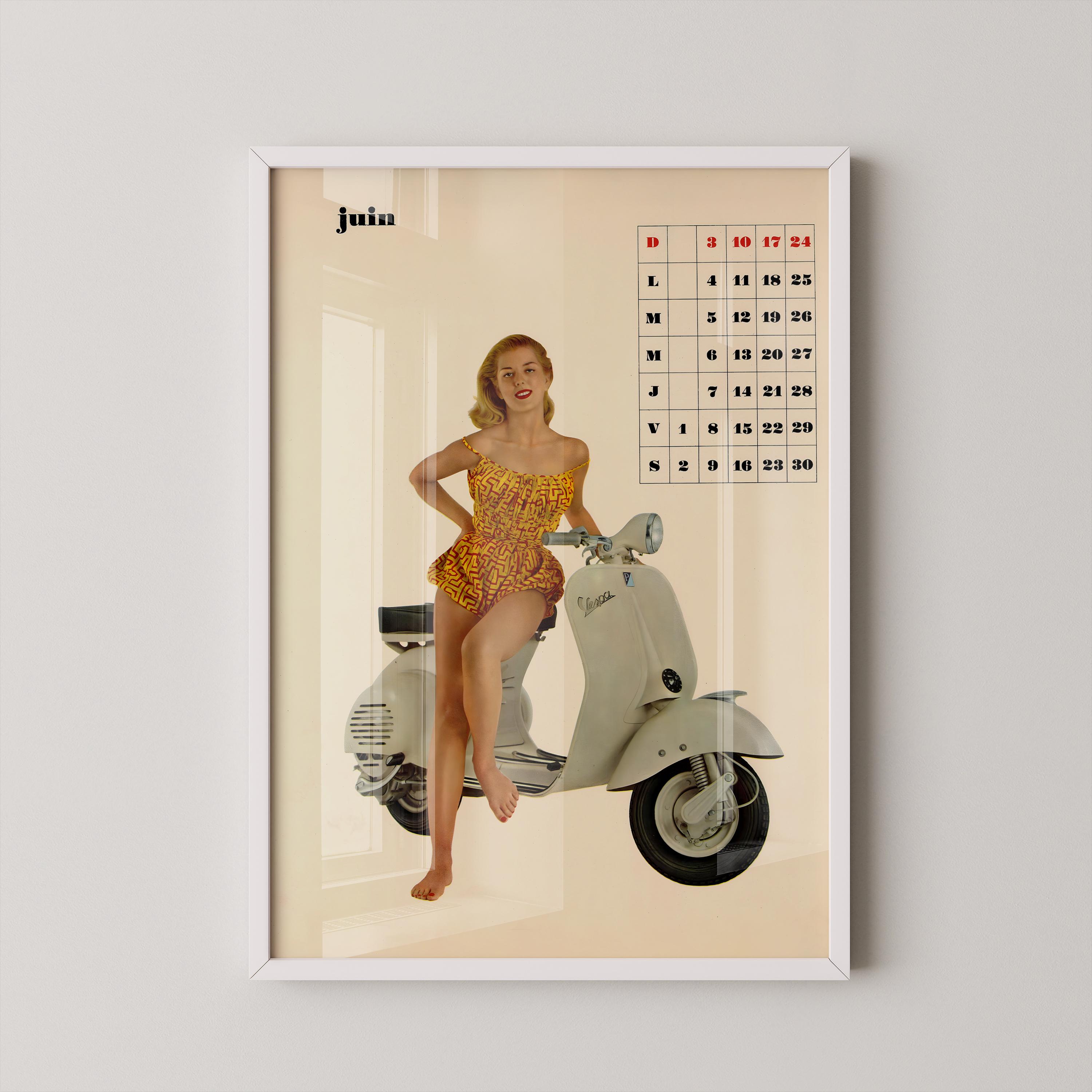 Vespa Calendar - Etsy