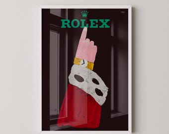 Rolex Vintage Poster | Luxusuhren-Wandkunst