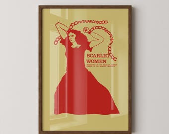 Socialist Woman Poster – Antikapitalismus Kunst