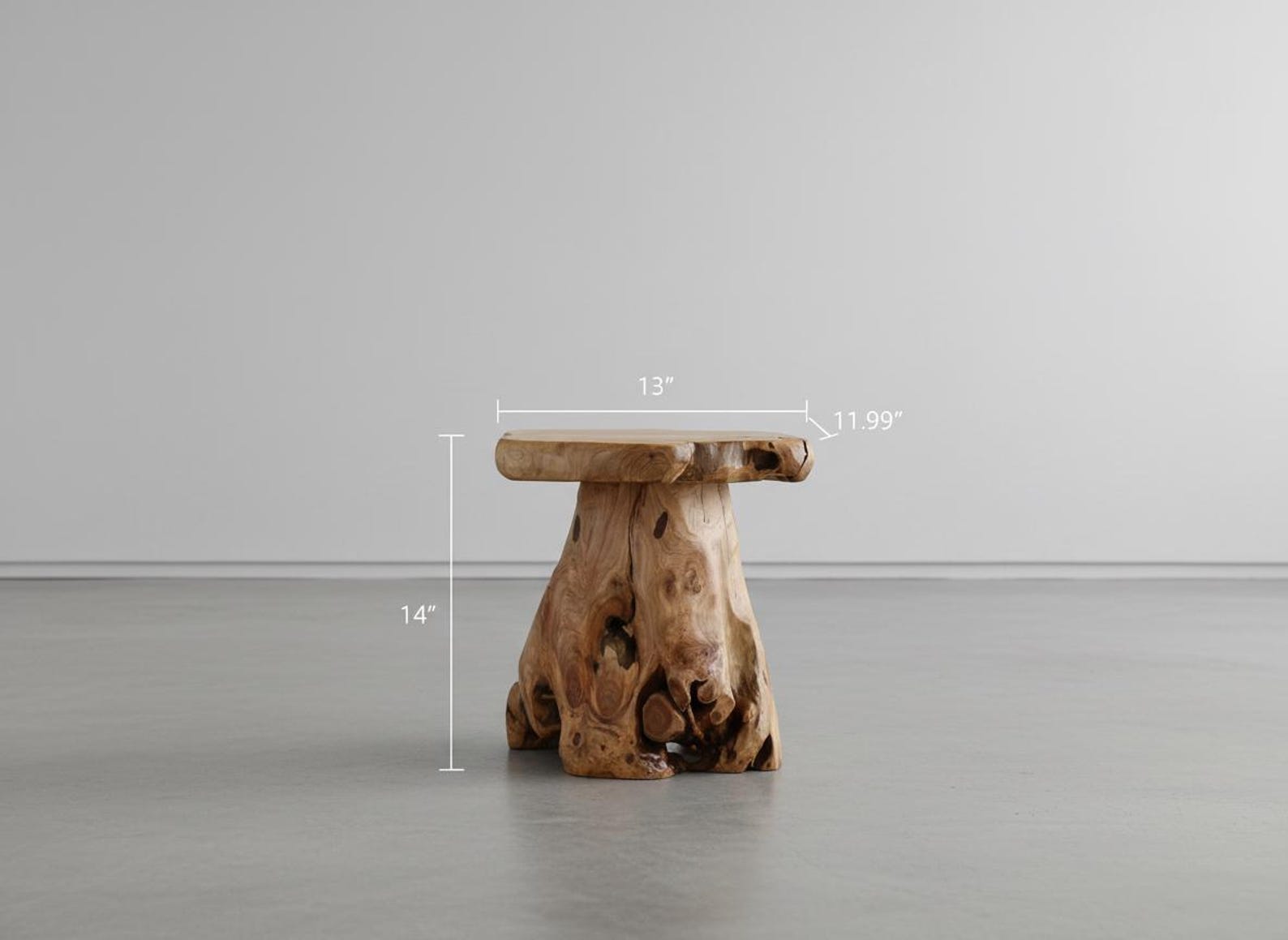 Rustic Live Edge Stool Handcrafted Cedar Stump Stool, Live Edge Plant Stand, Rustic Side Table ...