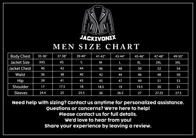 Jackivonix-men-size-chart