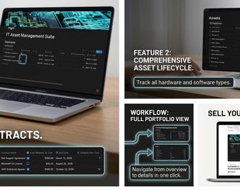 Suite de gestión de activos de TI - Notion