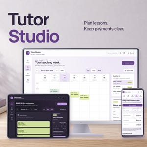 Tutor Planner App: Lesson Scheduling, Attendance & Payments | Offline HTML