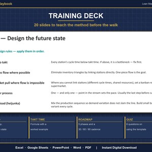 Value Stream Mapping Excel Template | VSM Template with Takt Time Calculator | Lean Manufacturing Process Mapping | Google Sheets image 10