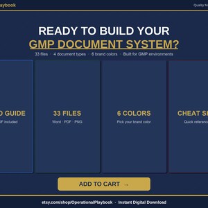 GMP Document Templates Word | Policy, Work Instruction and SOP Writing Templates | Training Roster | Fda 21 cfr 820 Iso 13485 | 6 Colors image 20
