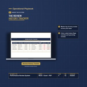 Employee Performance Review Template Excel | Employee Evaluation Form with Root Cause Model | Manufacturing Appraisal Kit, Training Deck image 7