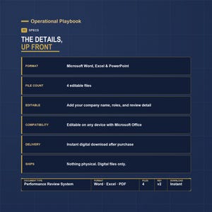 Employee Performance Review Template Excel | Employee Evaluation Form with Root Cause Model | Manufacturing Appraisal Kit, Training Deck image 11