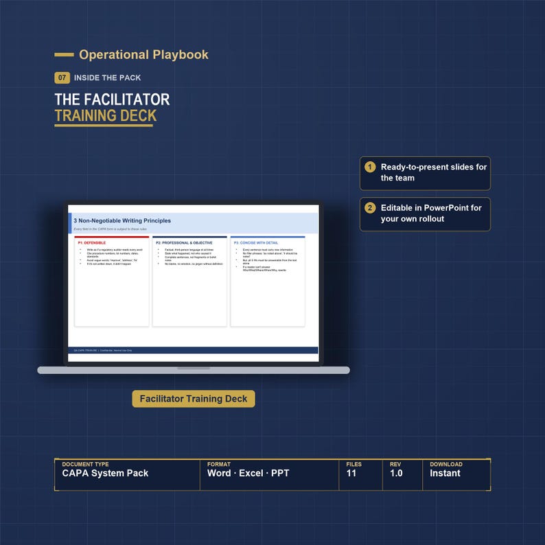 CAPA Template Excel Tracker | Corrective Action Form, Root Cause Analysis, 5 Why and Fishbone | Medical Device ISO 13485 FDA 21 cfr 820 image 7