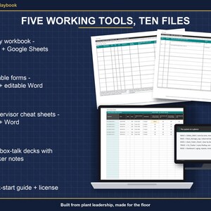 Warehouse Safety Inspection System | Forklift Pre Shift Checklist, Safety Walk, Rack Damage Log, Corrective Action Tracker | Excel Sheets image 3