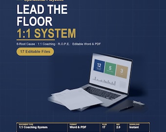 Ensemble de modèles pour le coaching des employés et les entretiens individuels | Outils de gestion de la performance pour les superviseurs de production | Système Lead the Floor