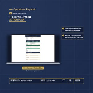 Employee Performance Review Template Excel | Employee Evaluation Form with Root Cause Model | Manufacturing Appraisal Kit, Training Deck image 6