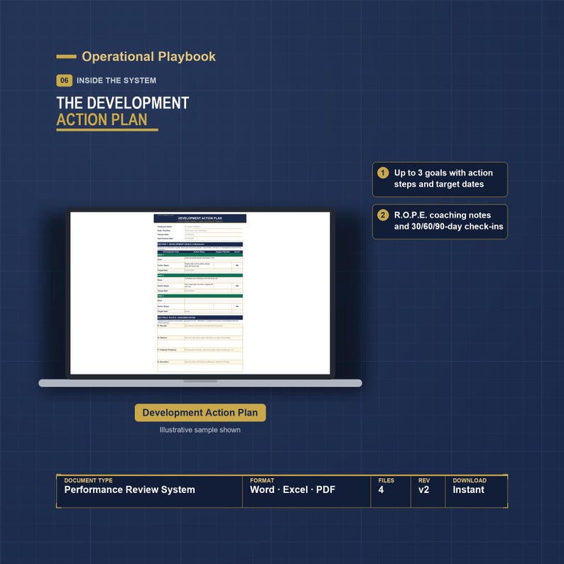 Employee Performance Review Template Excel | Employee Evaluation Form with Root Cause Model | Manufacturing Appraisal Kit, Training Deck image 6