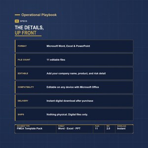 FMEA Excel Template | PFMEA and DFMEA Worksheets with Rpn Scoring | Risk Analysis Spreadsheet | Medical Device Iso 13485 Fda 820 image 11
