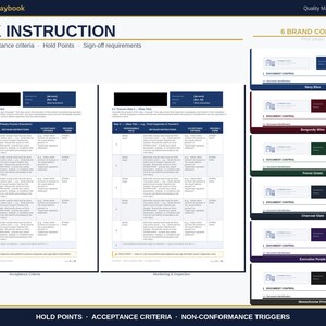 GMP Document Templates Word | Policy, Work Instruction and SOP Writing Templates | Training Roster | Fda 21 cfr 820 Iso 13485 | 6 Colors image 16