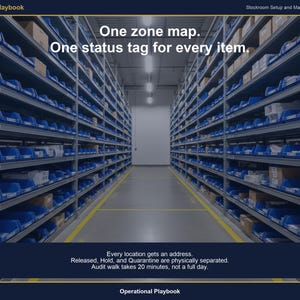 Inventory Management Excel Template | Stockroom Bin Location, FIFO Log, Cycle Count Tracker | Warehouse Material Control | Google Sheets image 3