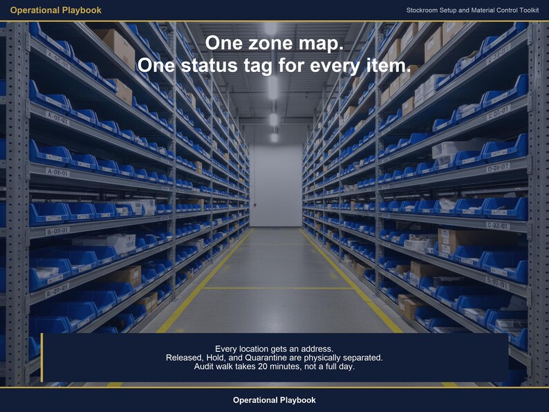 Inventory Management Excel Template | Stockroom Bin Location, FIFO Log, Cycle Count Tracker | Warehouse Material Control | Google Sheets image 3