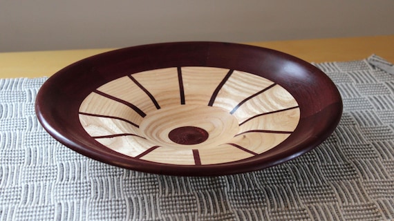 Bowl made from Purple Heart and Ash