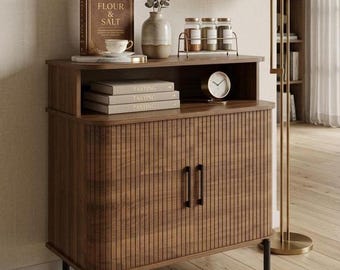 Wooden Buffet Sideboard Cabinet with Big Storage Space