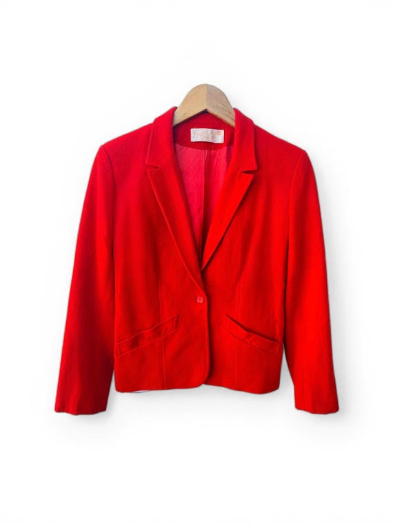 Pendleton Wool Blazer Red Womens S USA