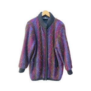 Argyle Cardigan Mohair - Etsy