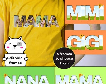 Mother’s Day Canva Template, Best Mom Editable Design, Mama Photo Frame Template, Custom Mom Gift, Personalized Canva Download, Digital File