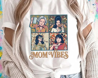 90s Mom Vibes PNG, Retro Mom PNG, Vintage Floral Mom Sublimation Design, Mothers Day Shirt Design, Digital Download